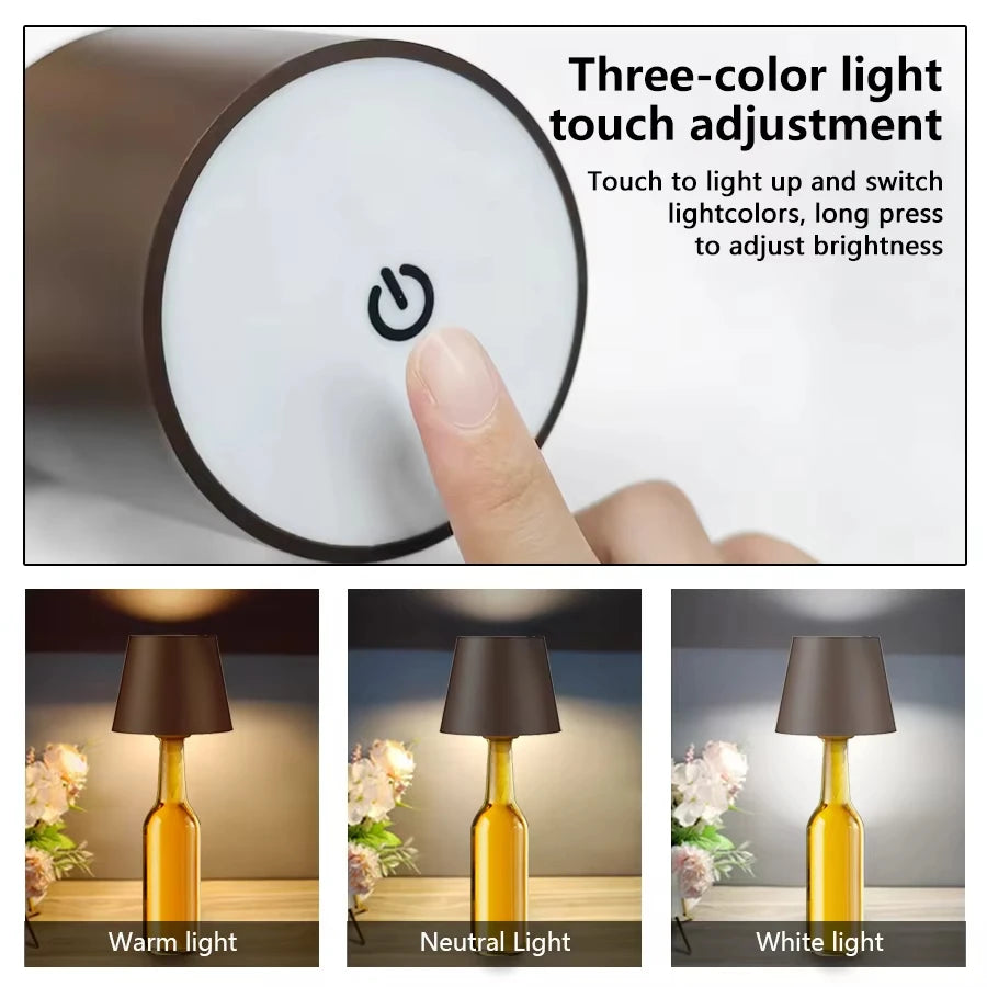 Wireless Touch Rechargeable LED Table Lamp