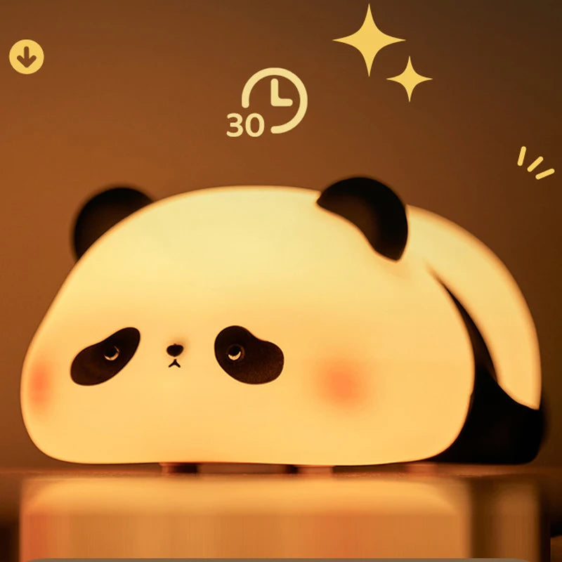Panda Rechargeable Silicone Touch Night Light