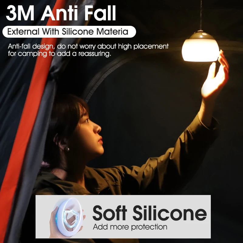 Rechargeable LED Camping Tent Hanging Lantern