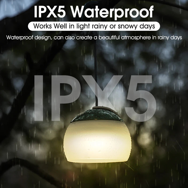 Rechargeable LED Camping Tent Hanging Lantern