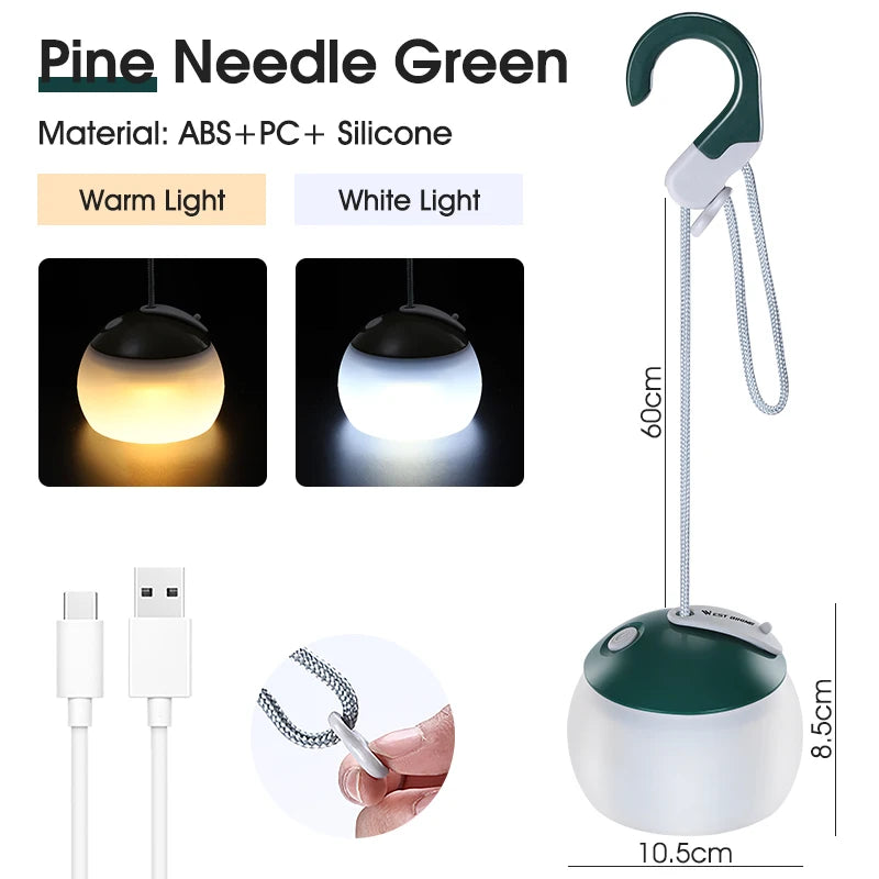 Rechargeable LED Camping Tent Hanging Lantern