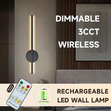 Rechargeable 50cm Wireless LED Wall Sconce