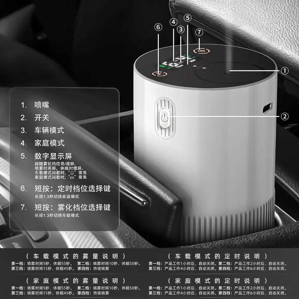 Portable Cordless Essential Oil Diffuser