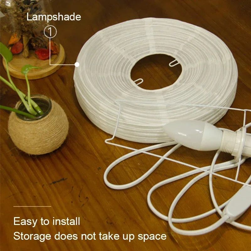 Japanese Lantern Rice Paper Table Lamp
