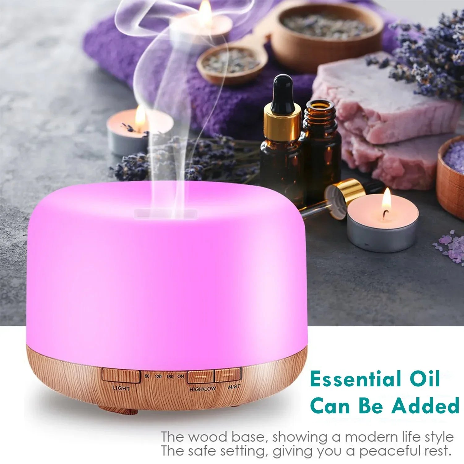 Mini Wood Grain USB Diffuser