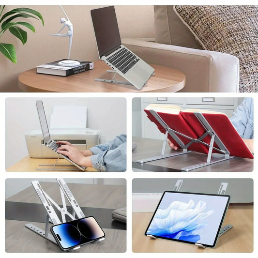 LiftDock™ — Foldable Aluminum Laptop Stand