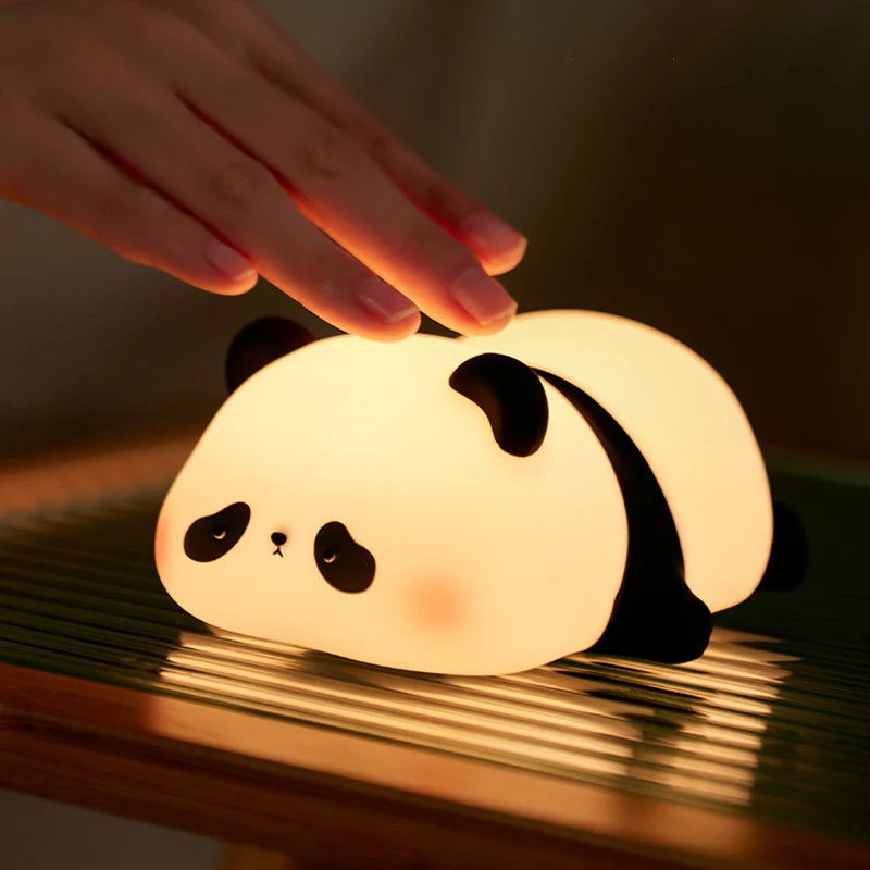 Panda Rechargeable Silicone Touch Night Light