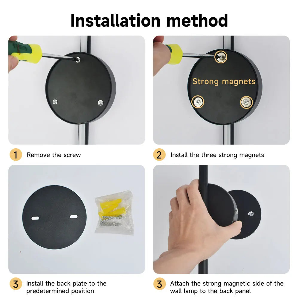 Rechargeable 50cm Wireless LED Wall Sconce