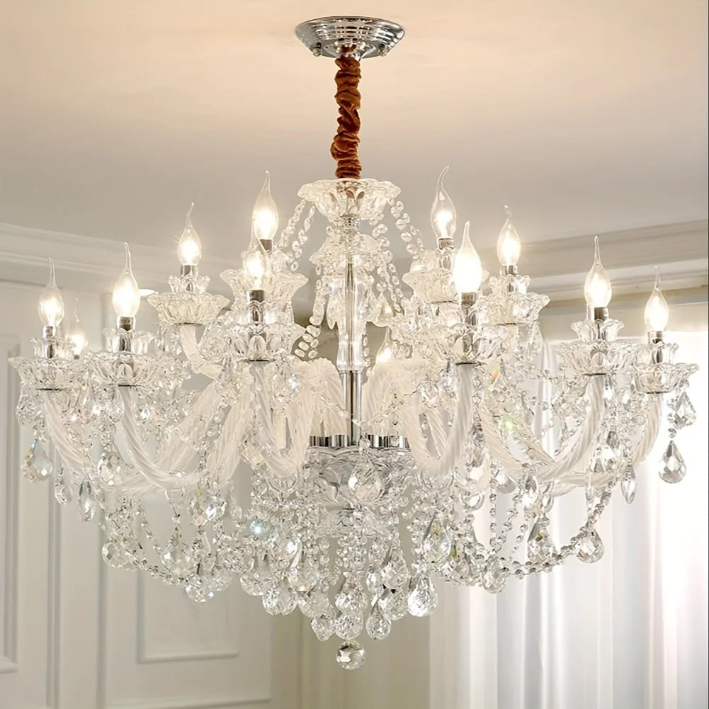Aurum Eterna 18-Light Crystal Chandelier