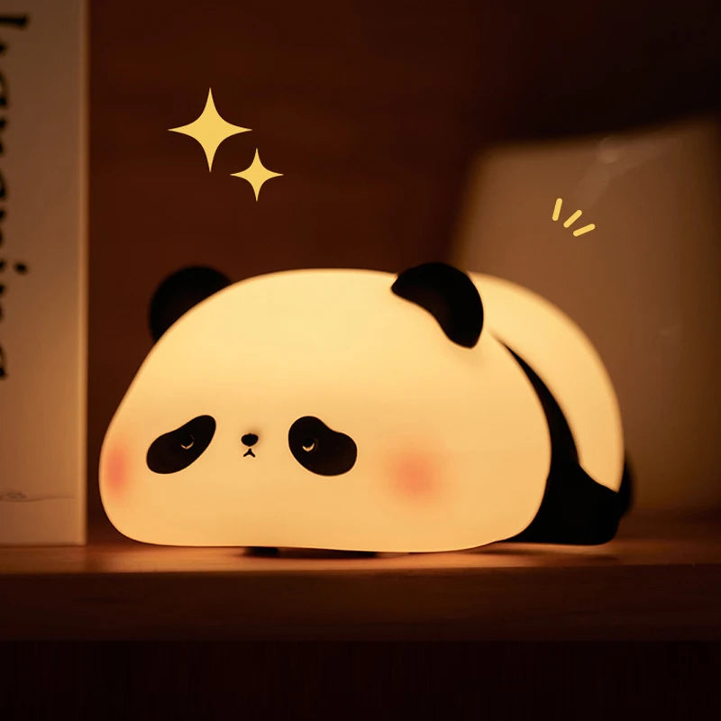 Panda Rechargeable Silicone Touch Night Light