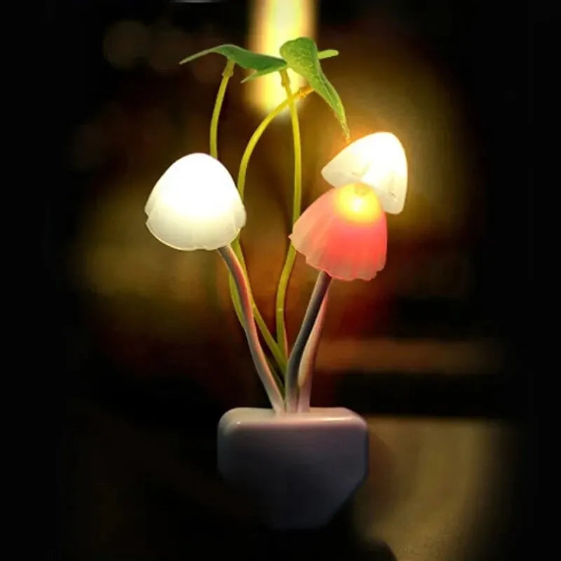 Mushroom LED Color-Changing Night Light