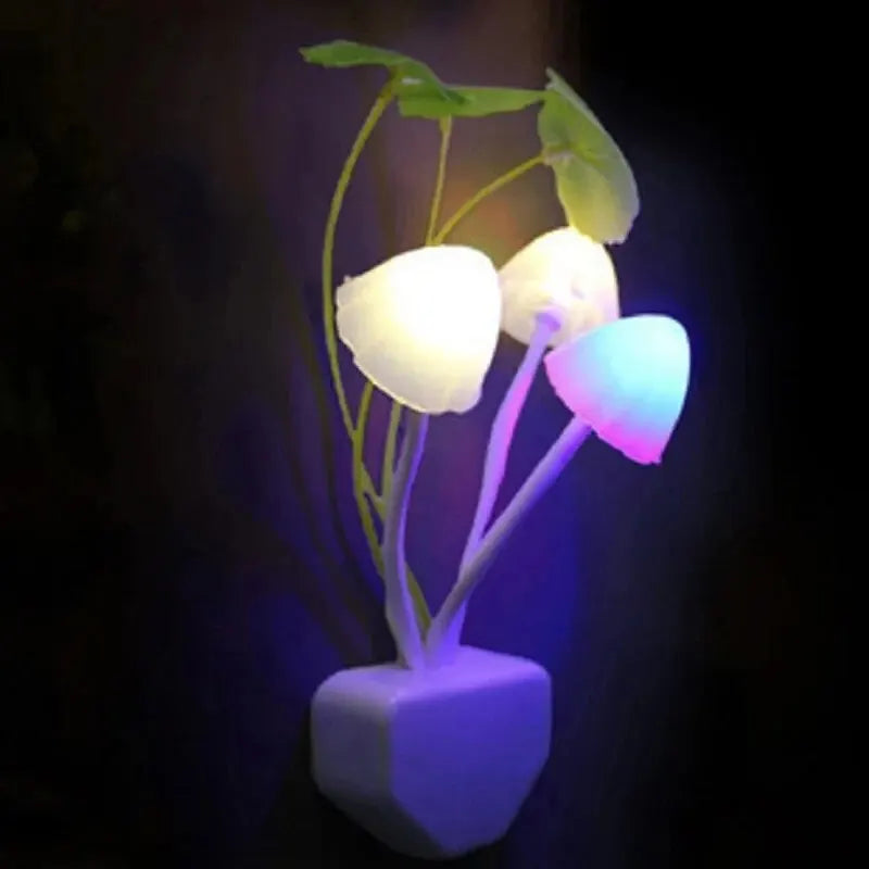 Mushroom LED Color-Changing Night Light