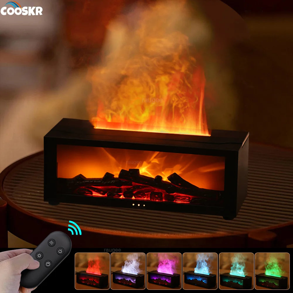 Flame LED Essential Oil Diffuser