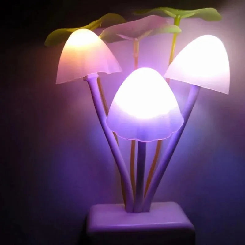 Mushroom LED Color-Changing Night Light