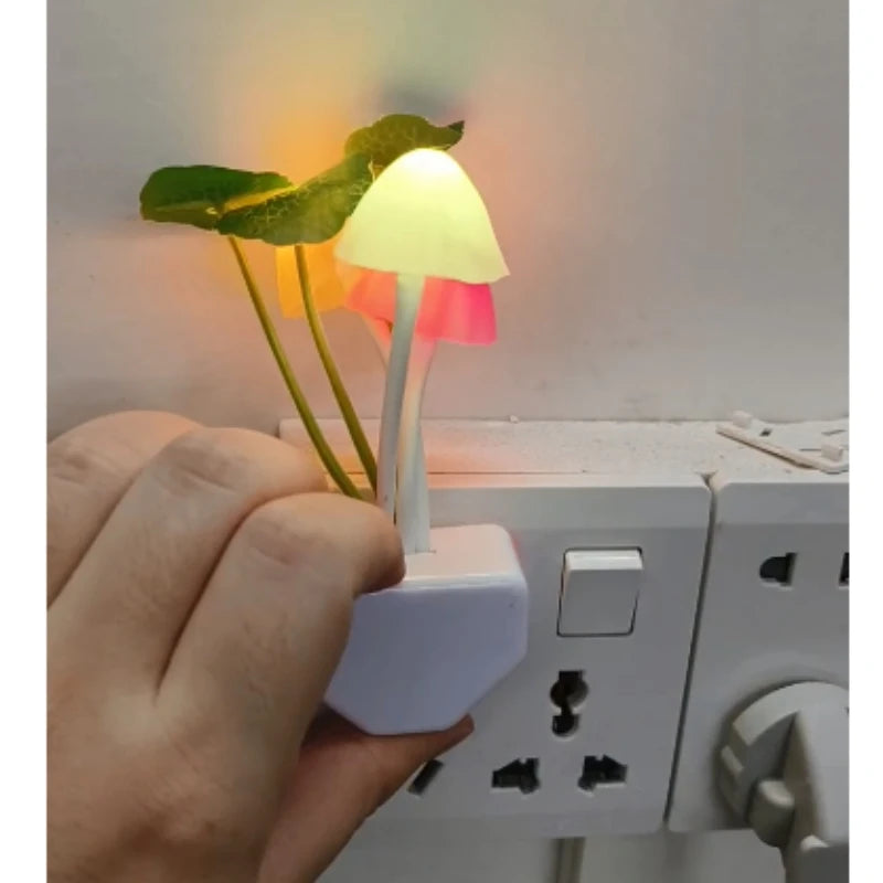 Mushroom LED Color-Changing Night Light