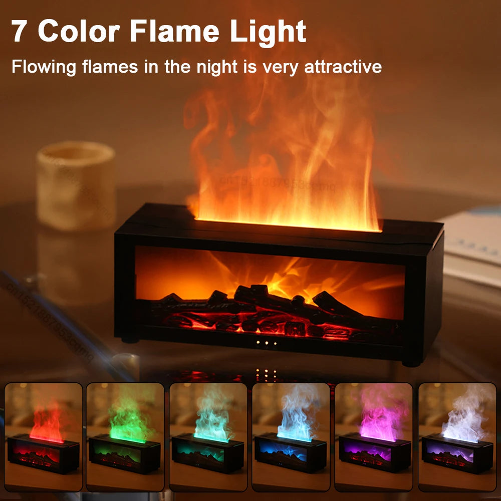 Flame LED Essential Oil Diffuser
