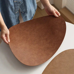 LuxeResist Leather Kitchen Placemats