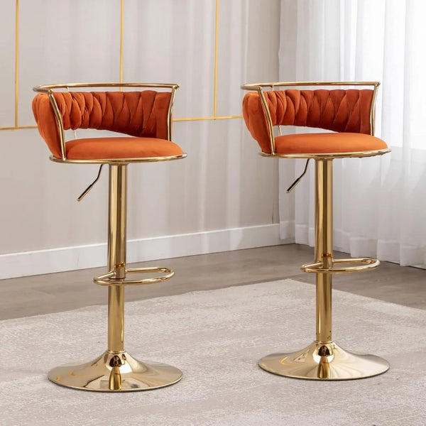 Chic Velvet Barstools