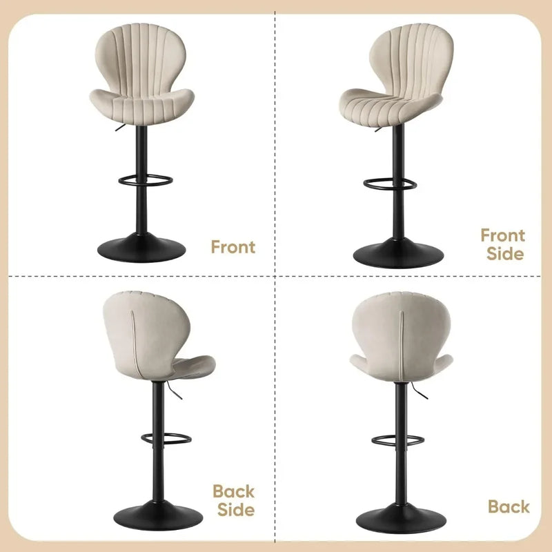 Sleek Design Swivel Barstool