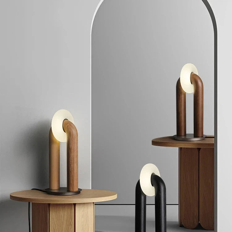 Wood Table Lamp