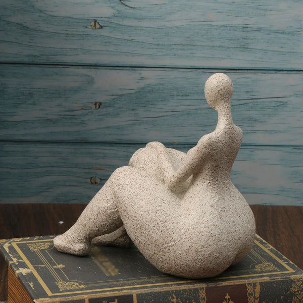 Handmade Chubby Woman Abstract Sculpture