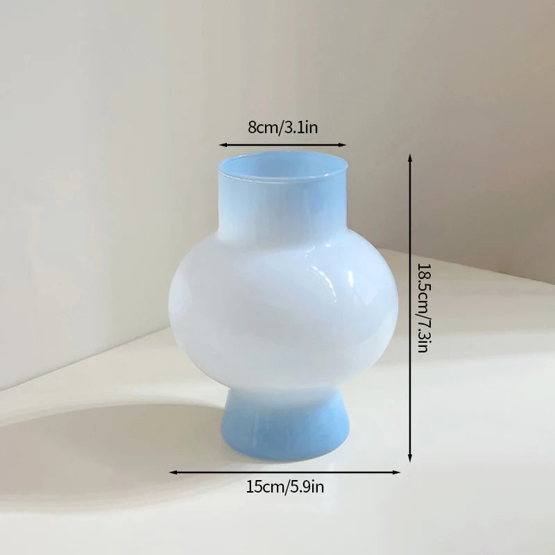 Blue Glass Vase