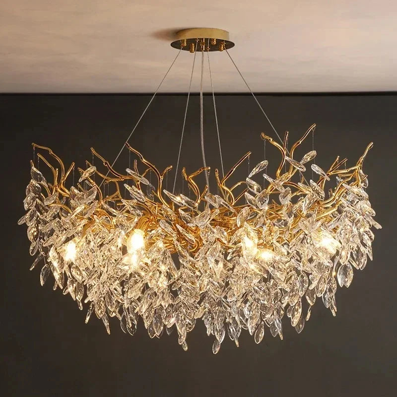 Majestic Aura Crystal Chandelier