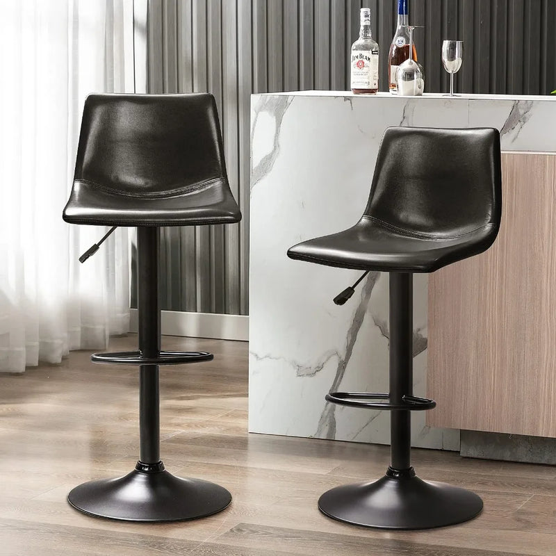 Elegant Adjustable Bar Stool Detail