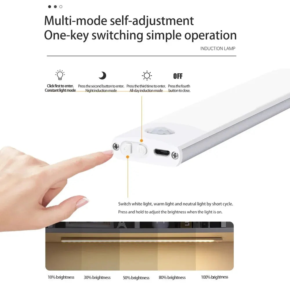 GlowSense™ Rechargeable Motion Sensor Night Light