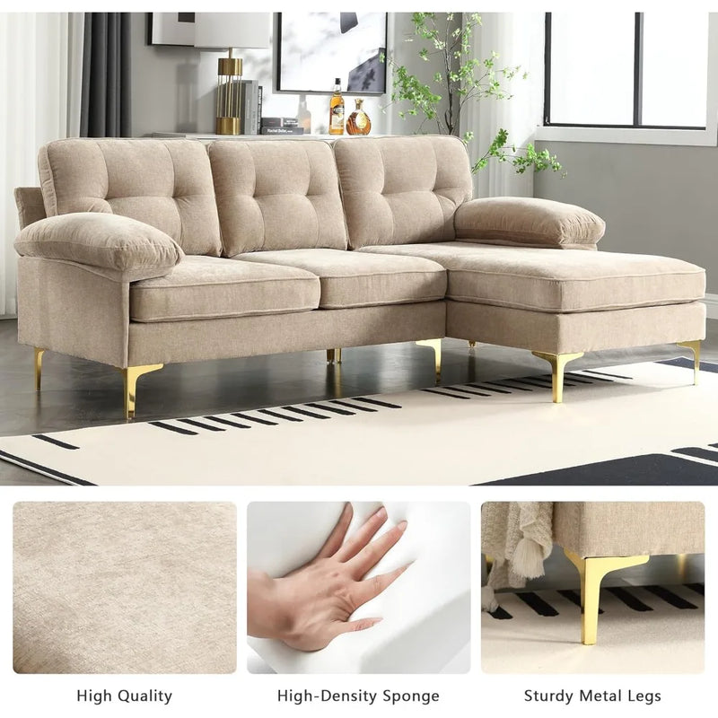 Modern 3-Seater Sofa