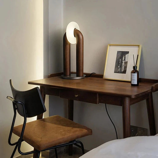 Eterna Lumina Solid Wood Table Lamp