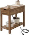 Rustic Retreat Charging End Tables