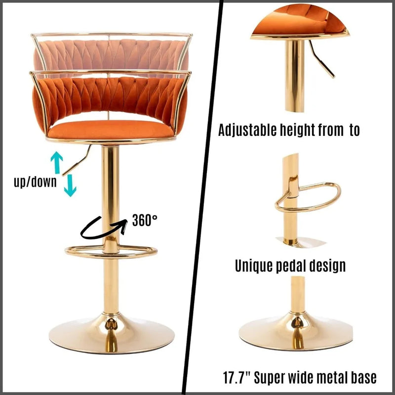 Golden Swivel Stools