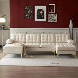 Comfortable Beige Couch