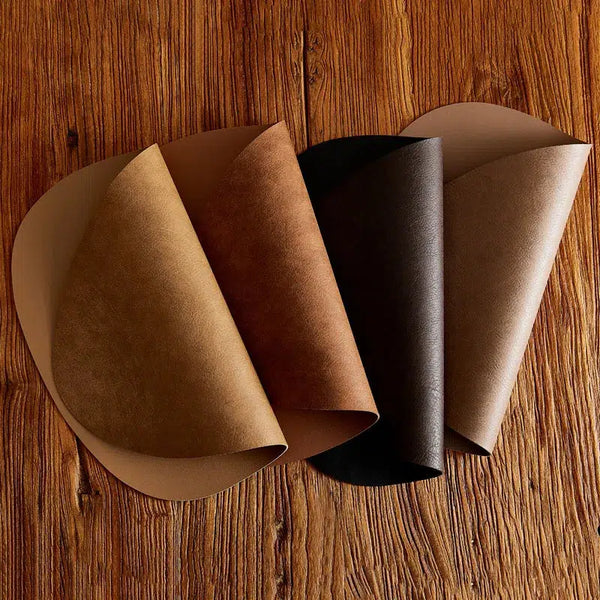 LuxeResist Leather Kitchen Placemats