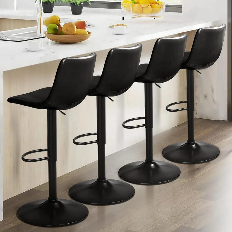 Elysian Swivel Luxe Bar Stool Elegance